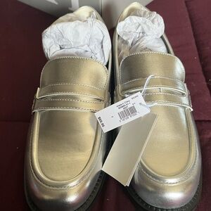 Gap Silver Loafers